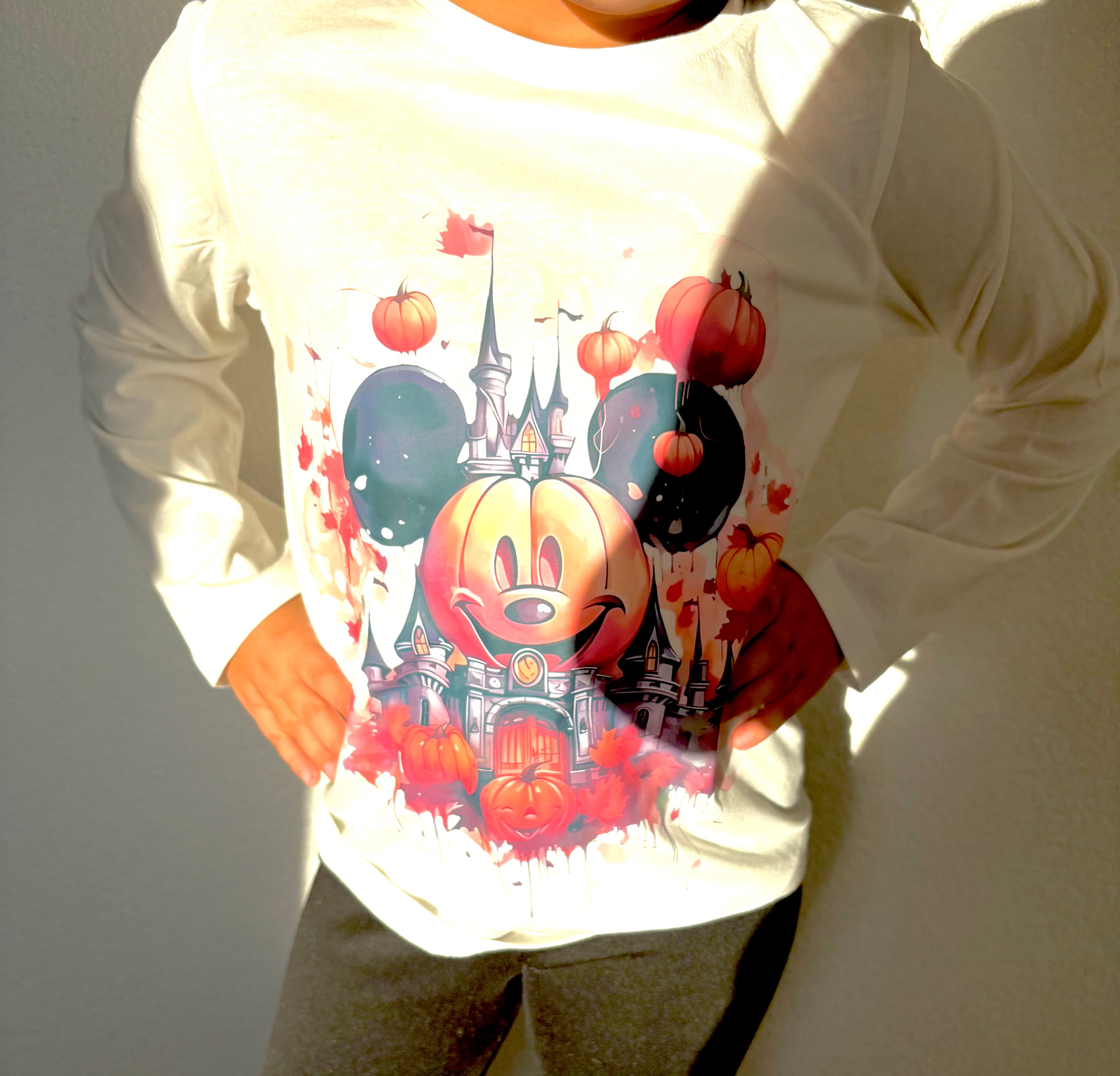 T-shirt manche longue Disney Halloween