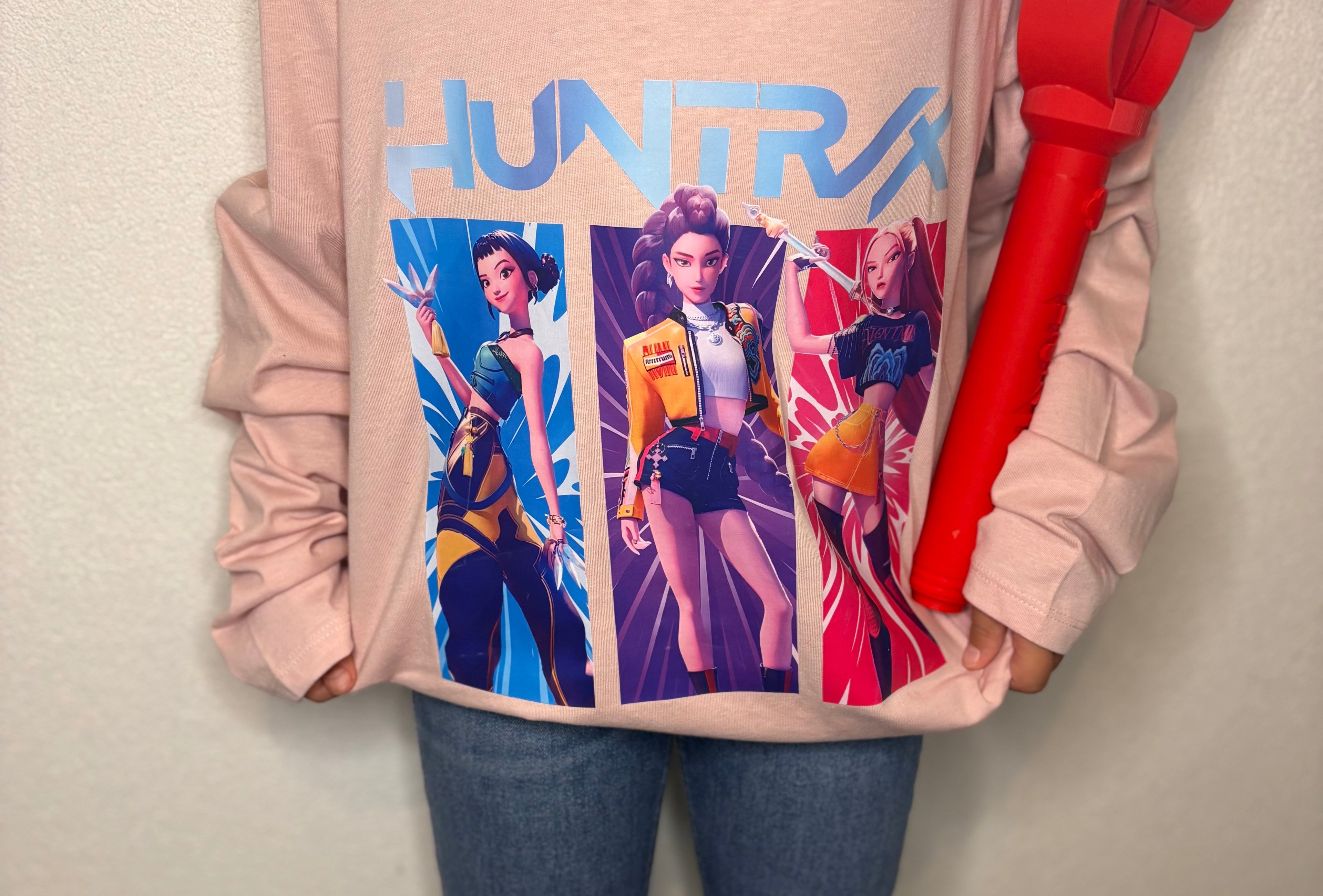 T-shirt manche longue kpop huntrix démon