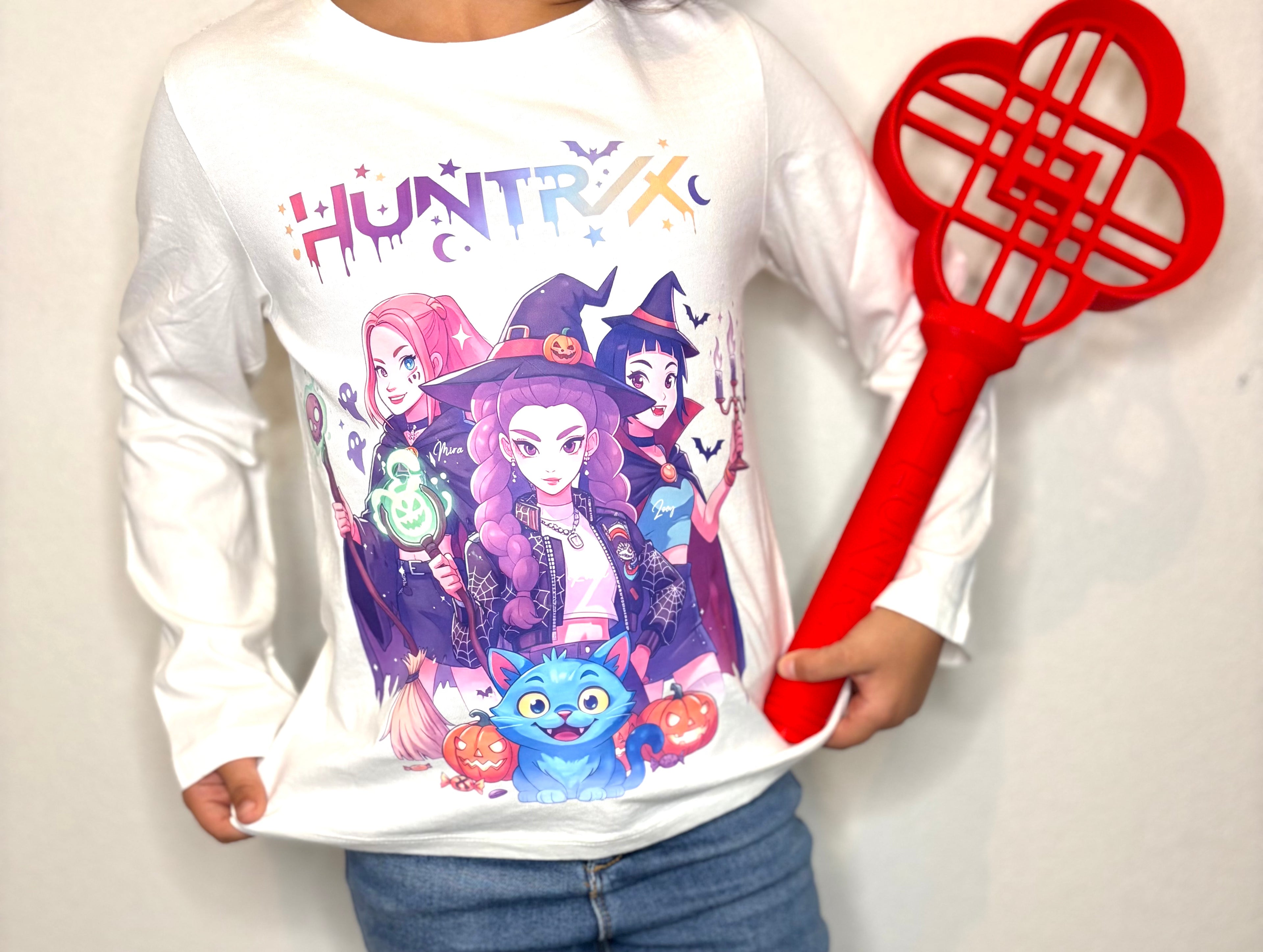 T-shirt manche longue kpop huntrix démon