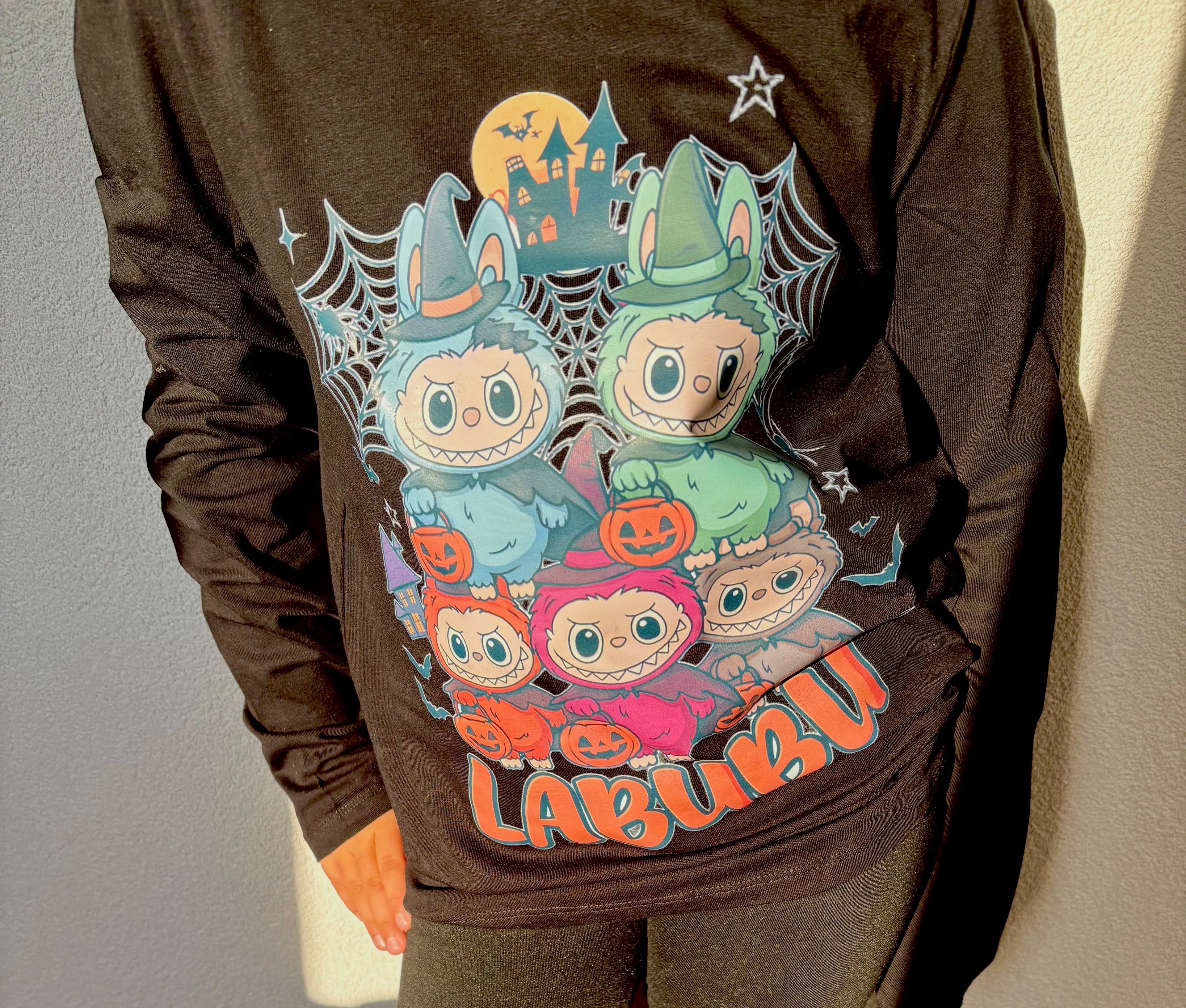 T-shirt manche longue labubu Halloween