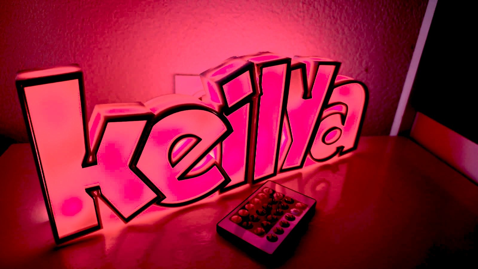 Lampe 3D led multicolore avec télécommande